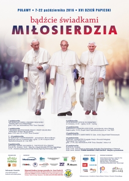 XVI Dzień Papieski - kolejność występów